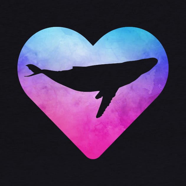 Women or Girls Humpback Whale by JKFDesigns